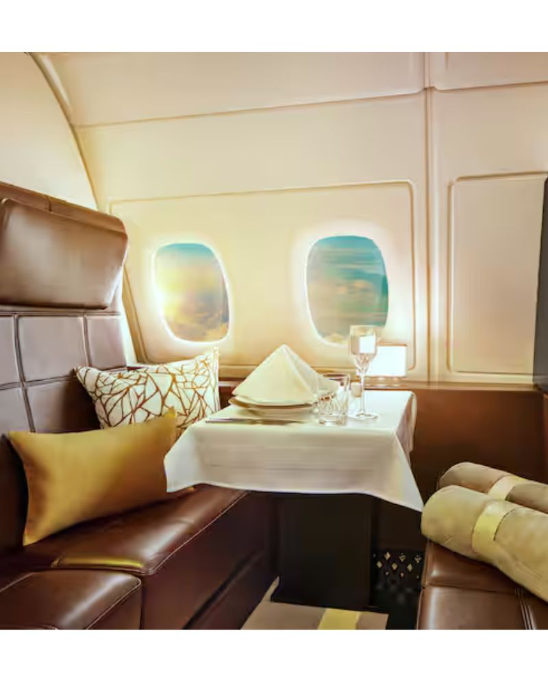 First class airline suites